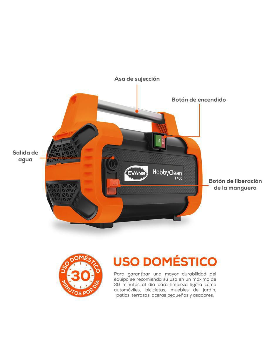 Hidrolavadora HD06L16ME150 1600 psi 2