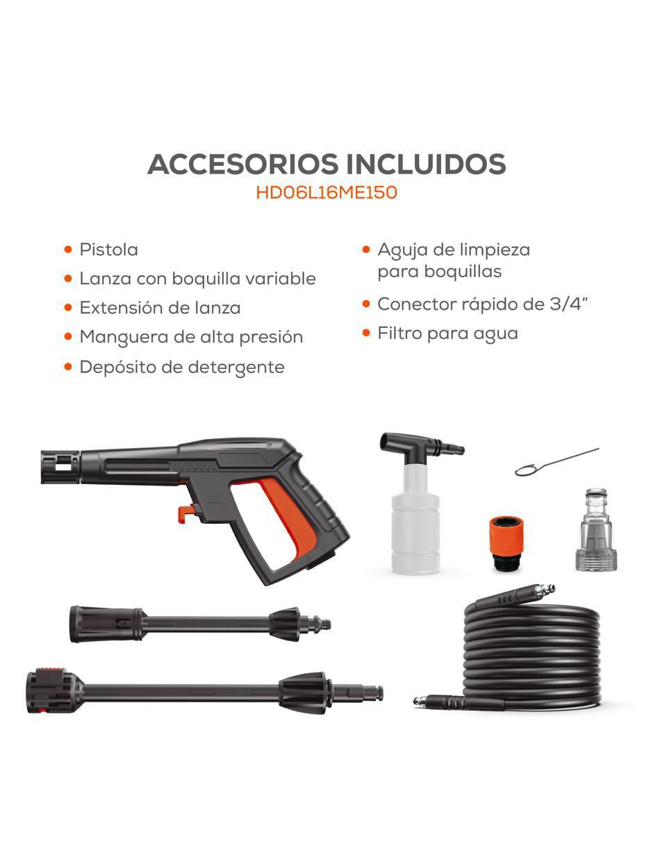 Hidrolavadora HD06L16ME150 1600 psi 3