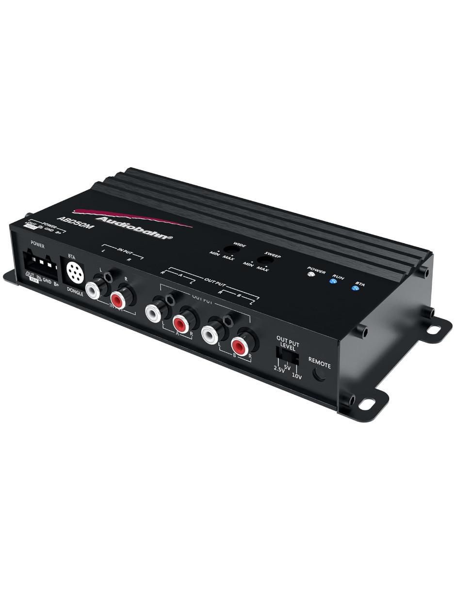 Amplificador para auto ABD50M de 9.16 VDC 2