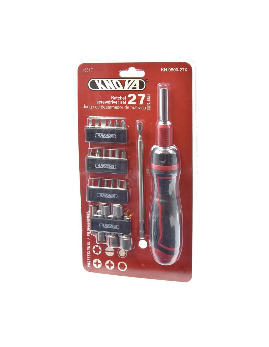 Desarmador multipuntas KN 9500-27x 27 piezas
