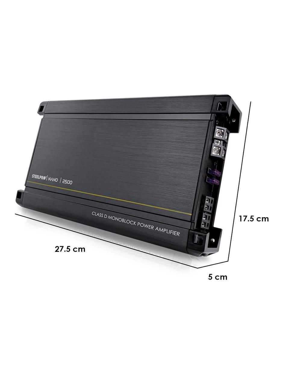 Amplificador para automovil nano 2500 de 9.6 v 6