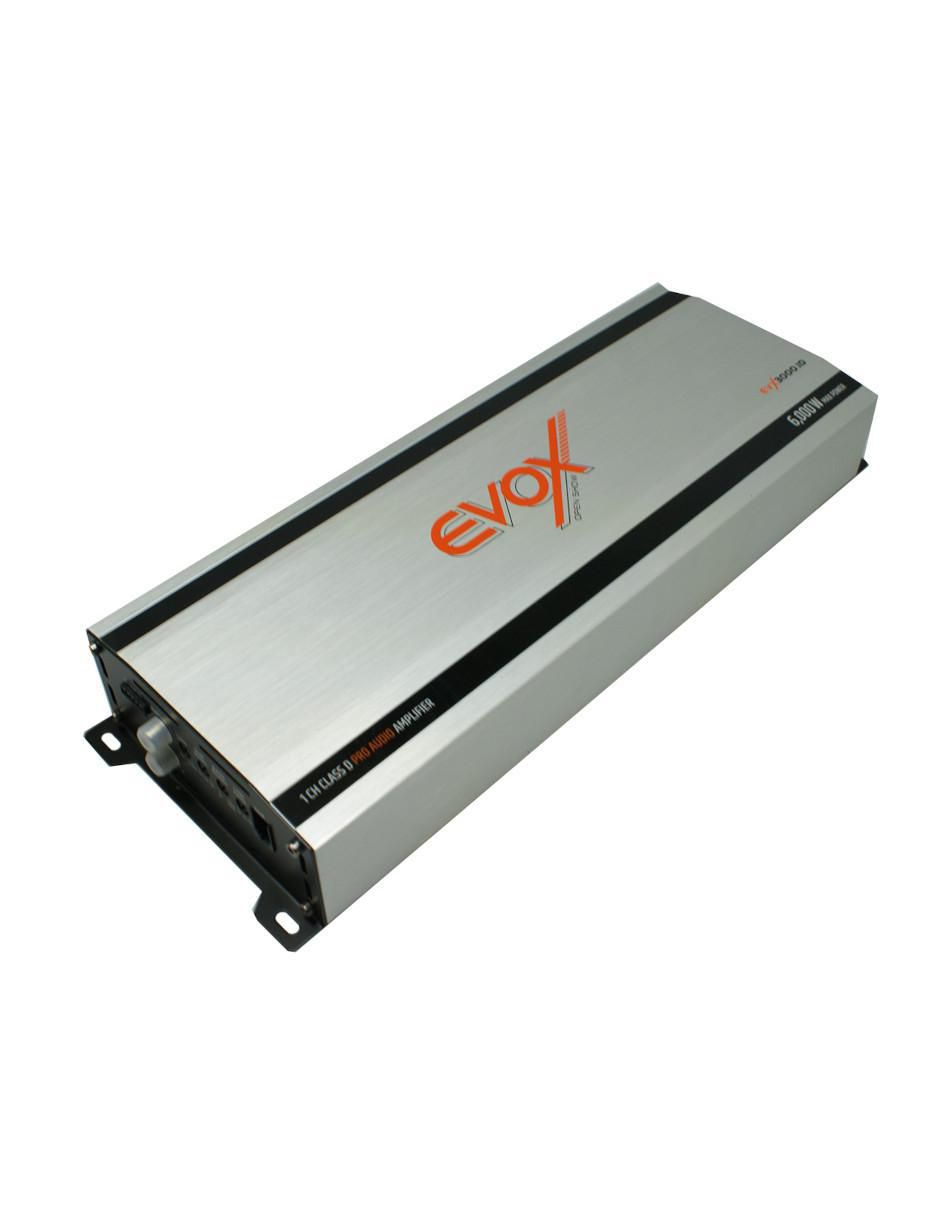 Amplificador para auto EVX3000.1D de 12 VDC