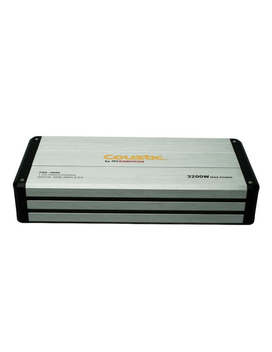 Amplificador para auto PRO-1MINI de 12 VDC 6