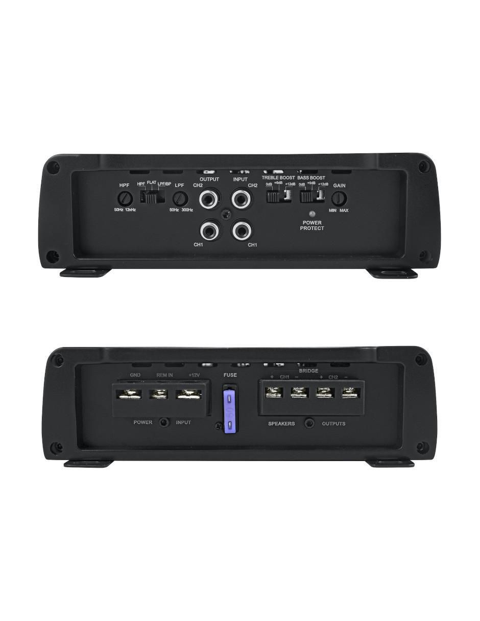 Amplificador para auto AF200 de 6 V 4