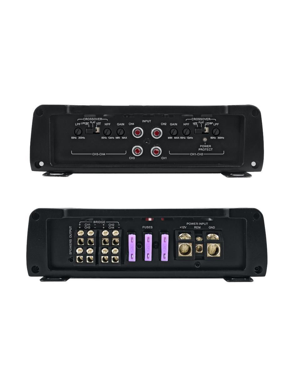 Amplificador para auto AF400 de 6 V 4