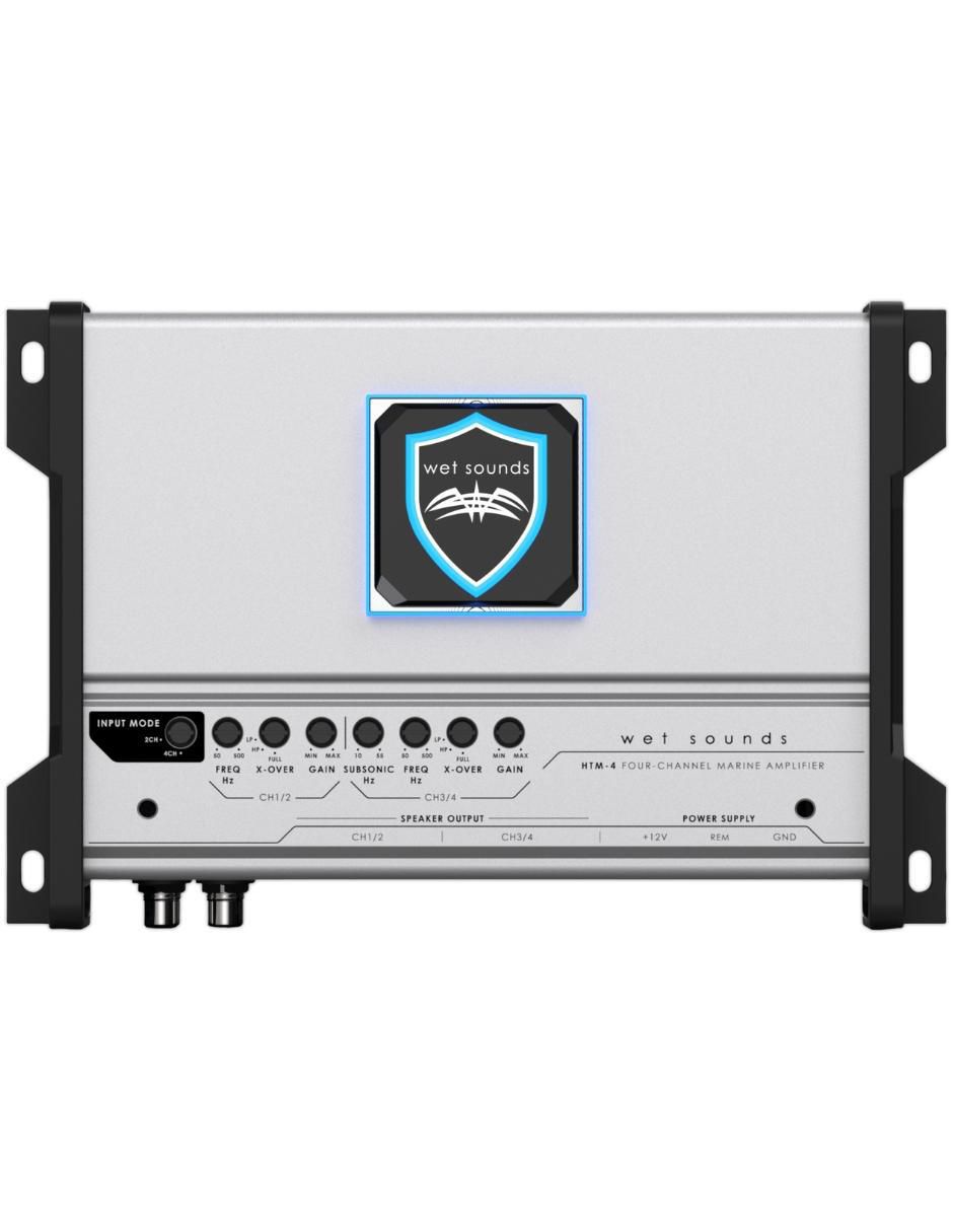 Amplificador para auto HTM-4 de 9 V 2