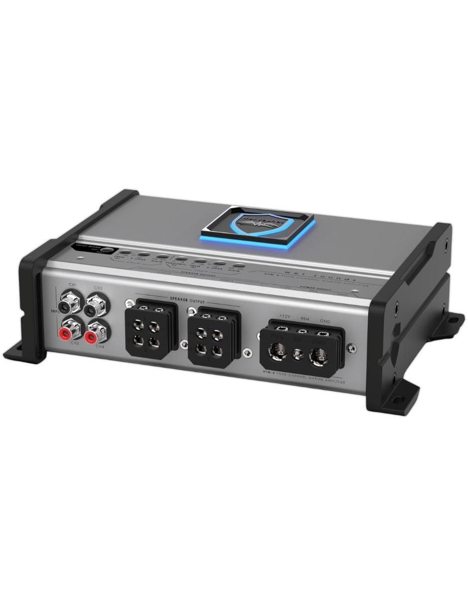 Amplificador para auto HTM-4 de 9 V 9