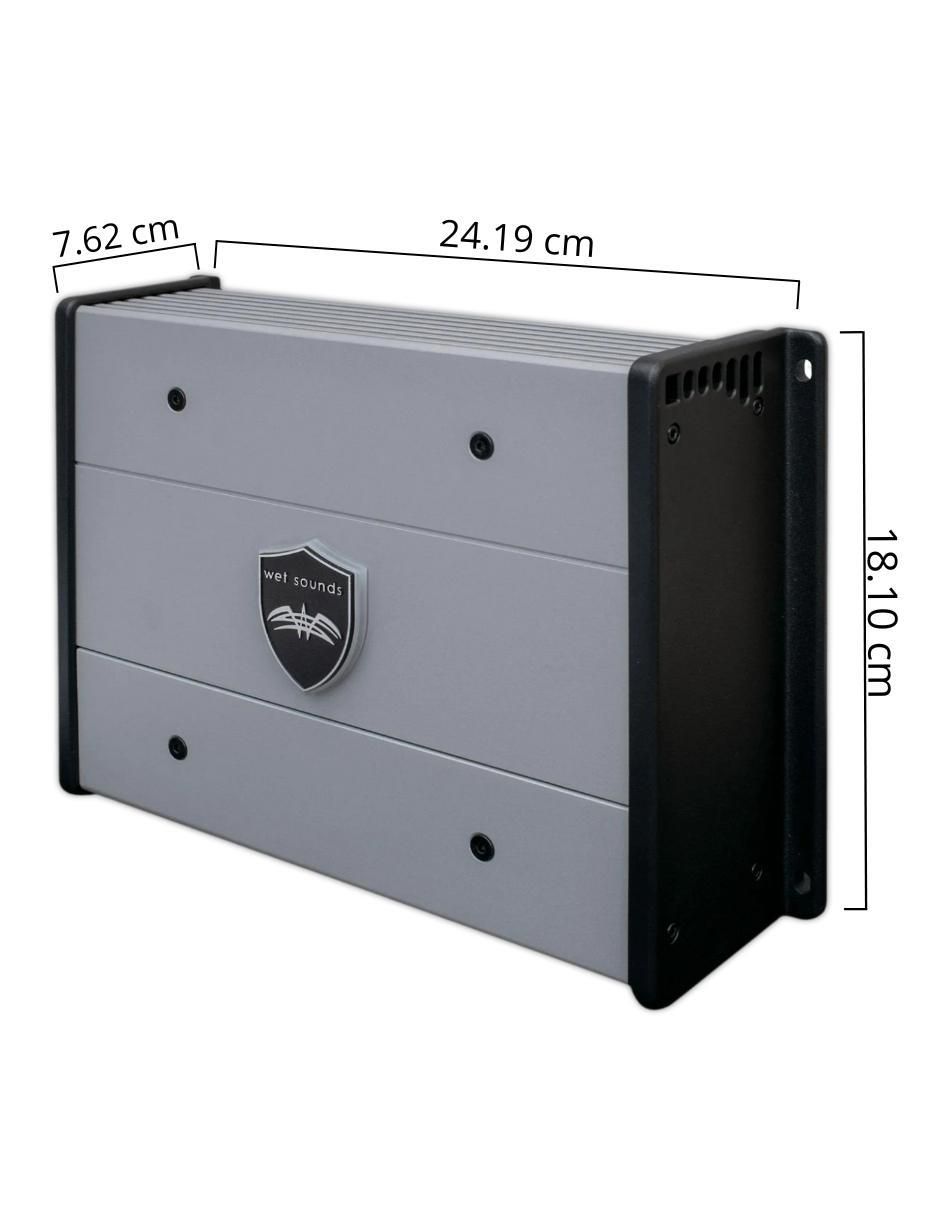 Amplificador para auto HTX-4 de 6 V 6