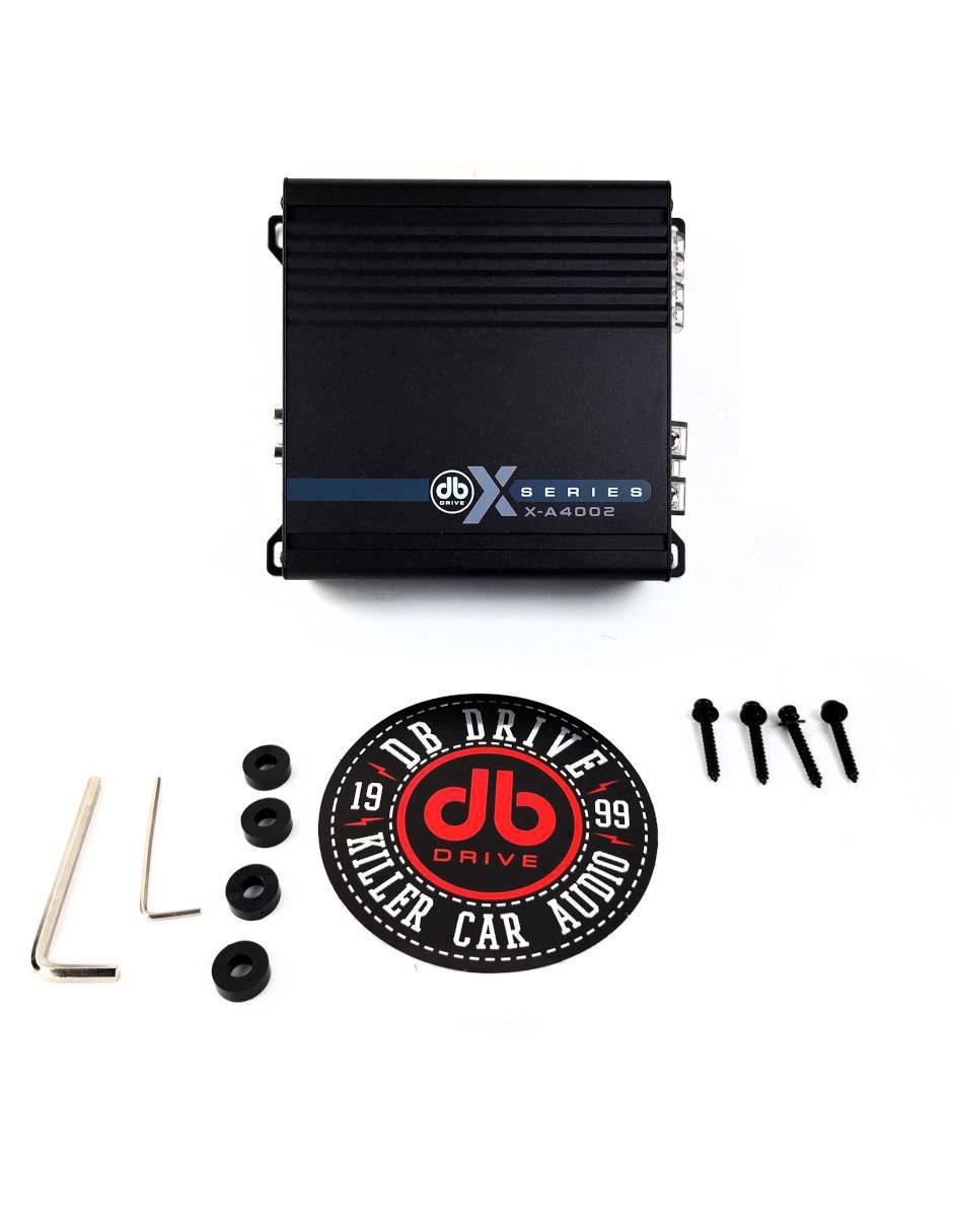 Amplificador para auto X-A4002 de 12 VDC 11