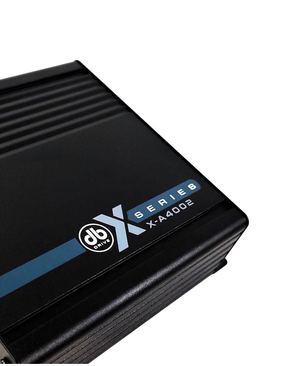 Amplificador para auto X-A4002 de 12 VDC 8