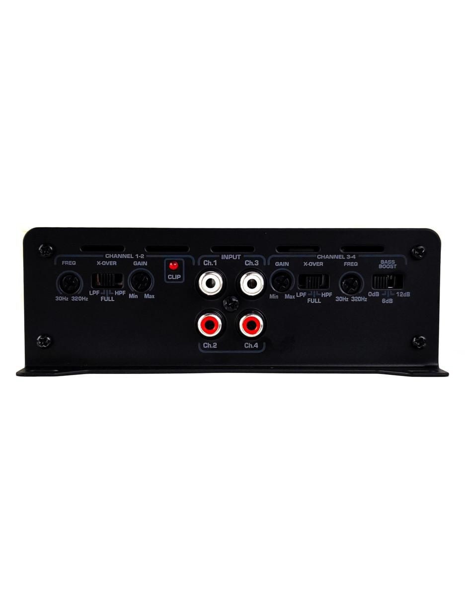 Amplificador para auto X-A4004 de 12 VDC 7