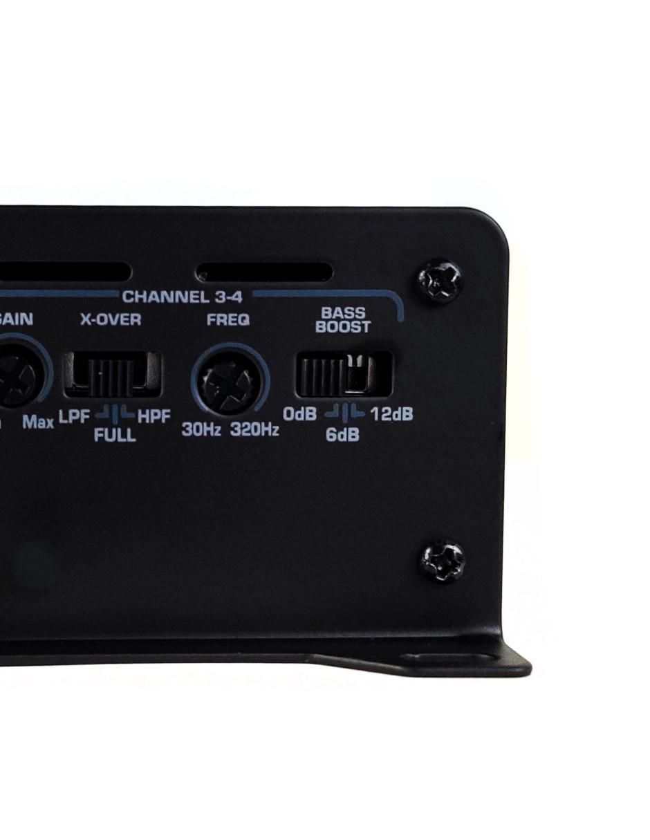 Amplificador para auto X-A4004 de 12 VDC 10