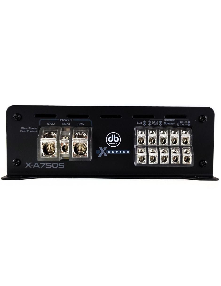 Amplificador para auto X-A7505 de 12 VDC 5