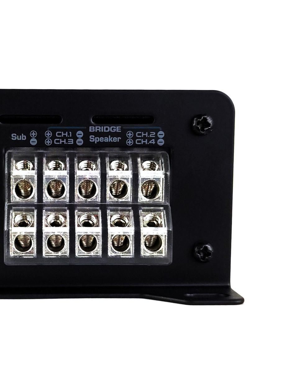 Amplificador para auto X-A7505 de 12 VDC 9