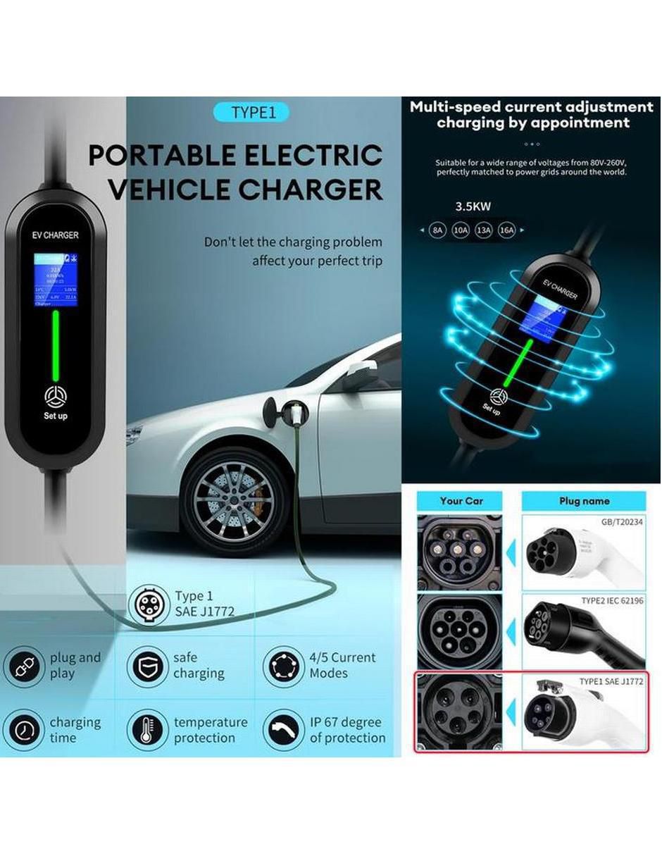 Cargador para auto eléctrico Ecovoltt1 3