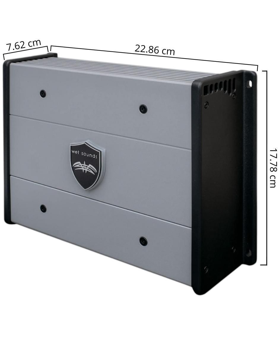 Amplificador para auto HTX-1 de 0.2-6.0 V 6