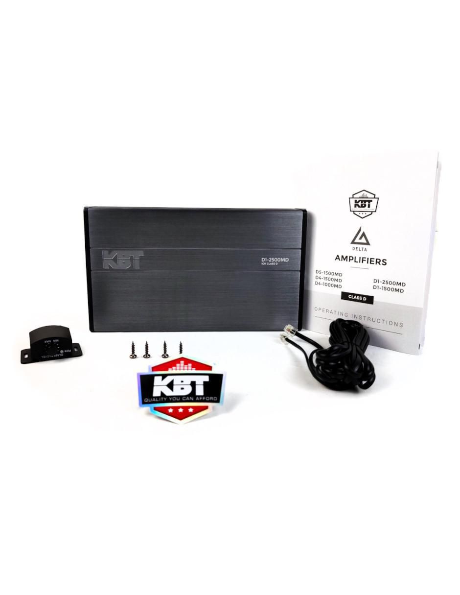 Amplificador para auto D1-2500MD de 12 VDC 11