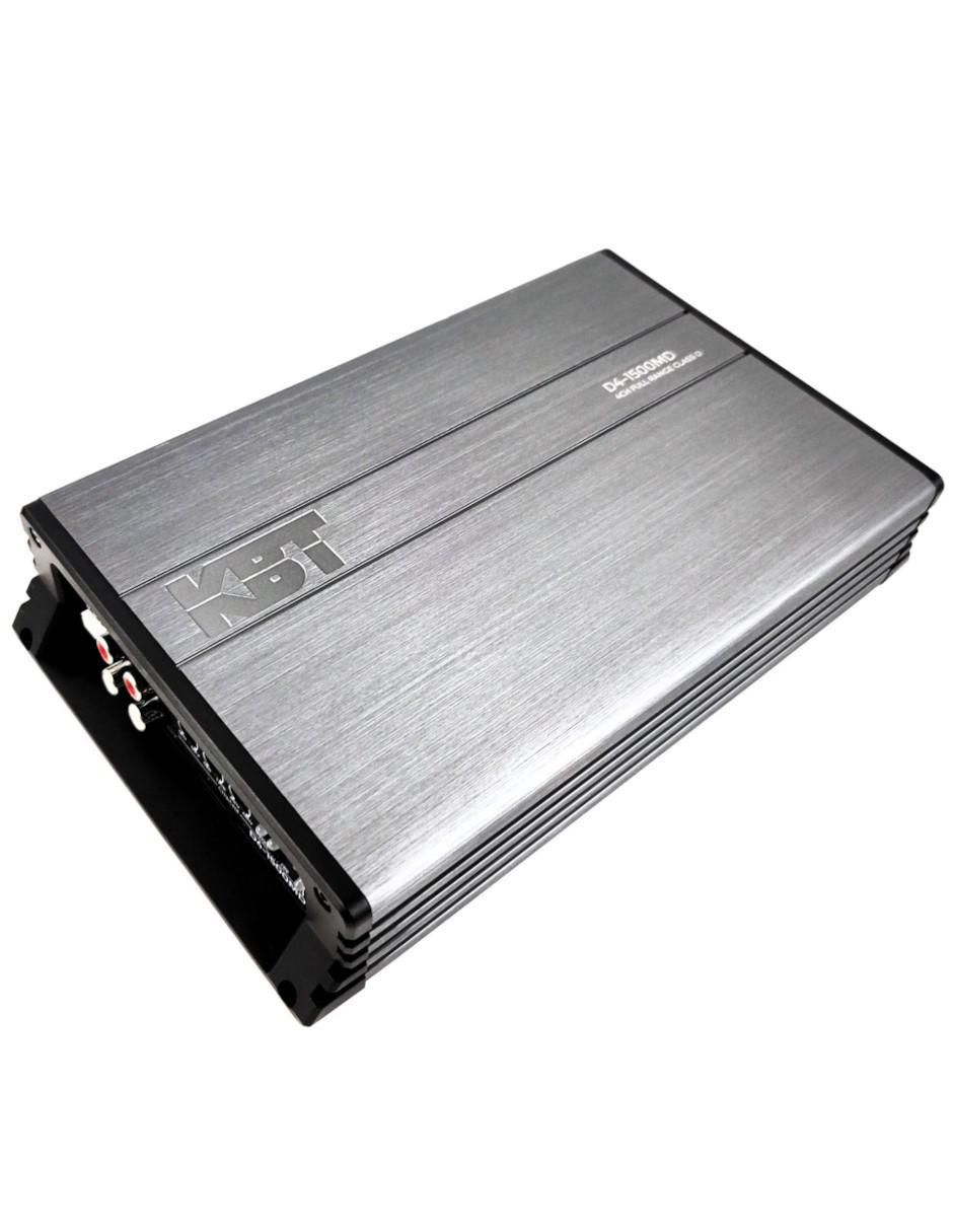 Amplificador para auto D4-1500MD de 12 VDC Amplificador para auto D4-1500MD de 12 VDC