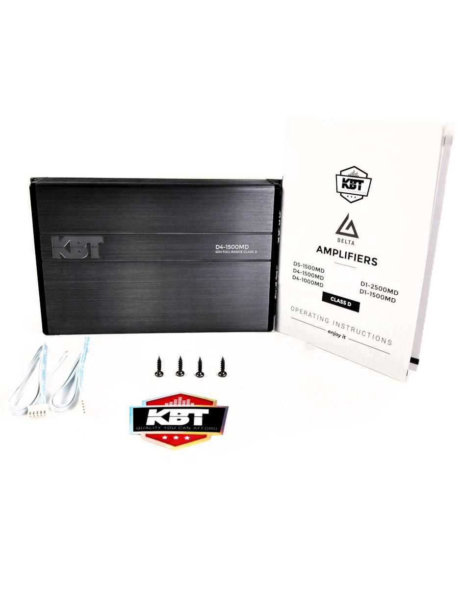Amplificador para auto D4-1500MD de 12 VDC 11