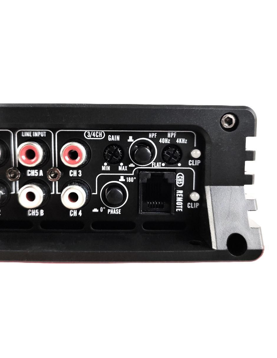 Amplificador para auto D5-1500MD de 12 VDC 11