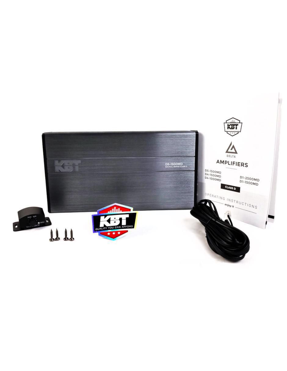 Amplificador para auto D5-1500MD de 12 VDC 13