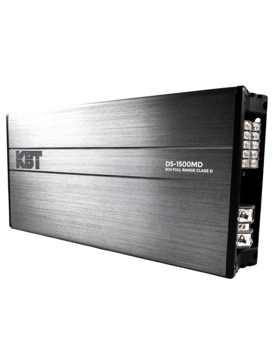 Amplificador para auto D5-1500MD de 12 VDC 4