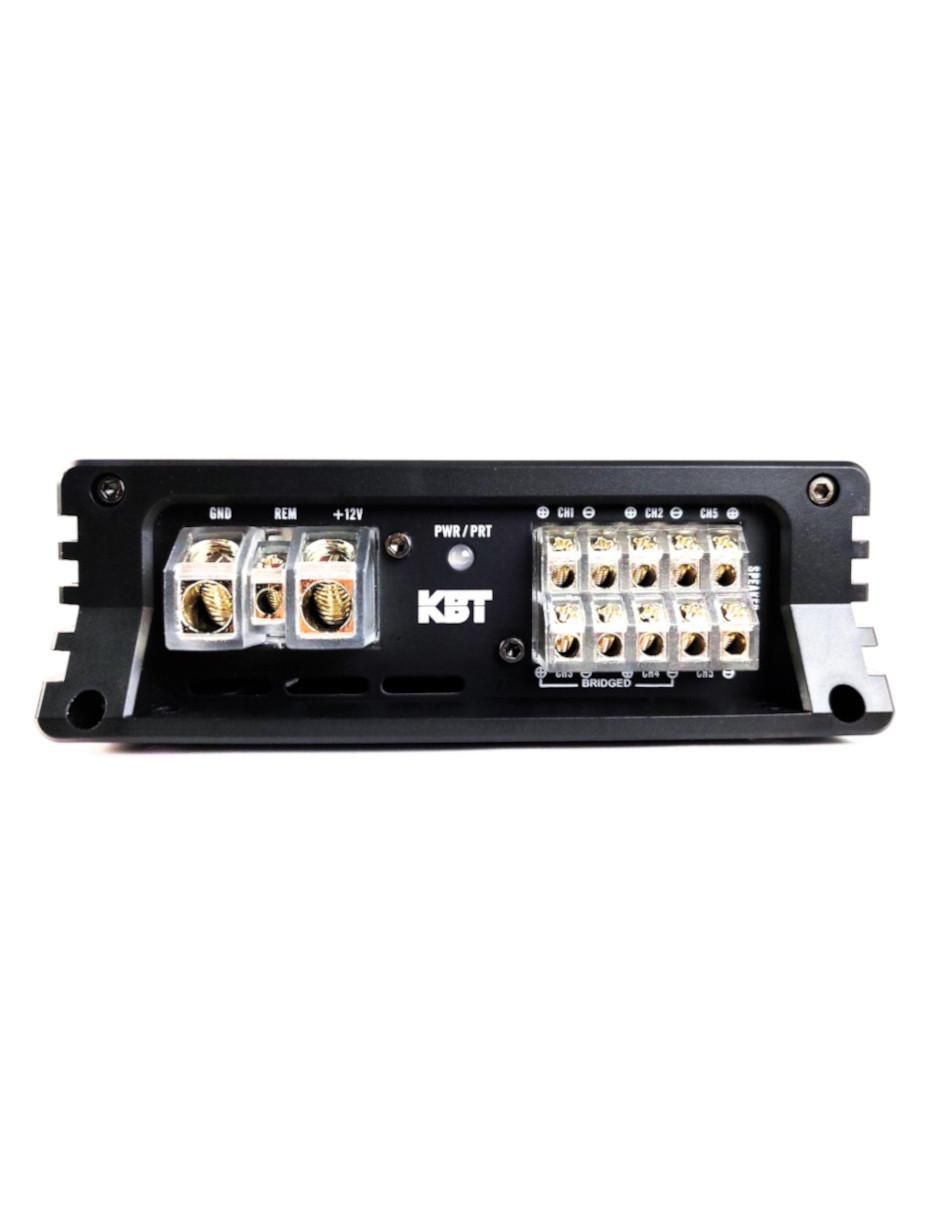 Amplificador para auto D5-1500MD de 12 VDC 5