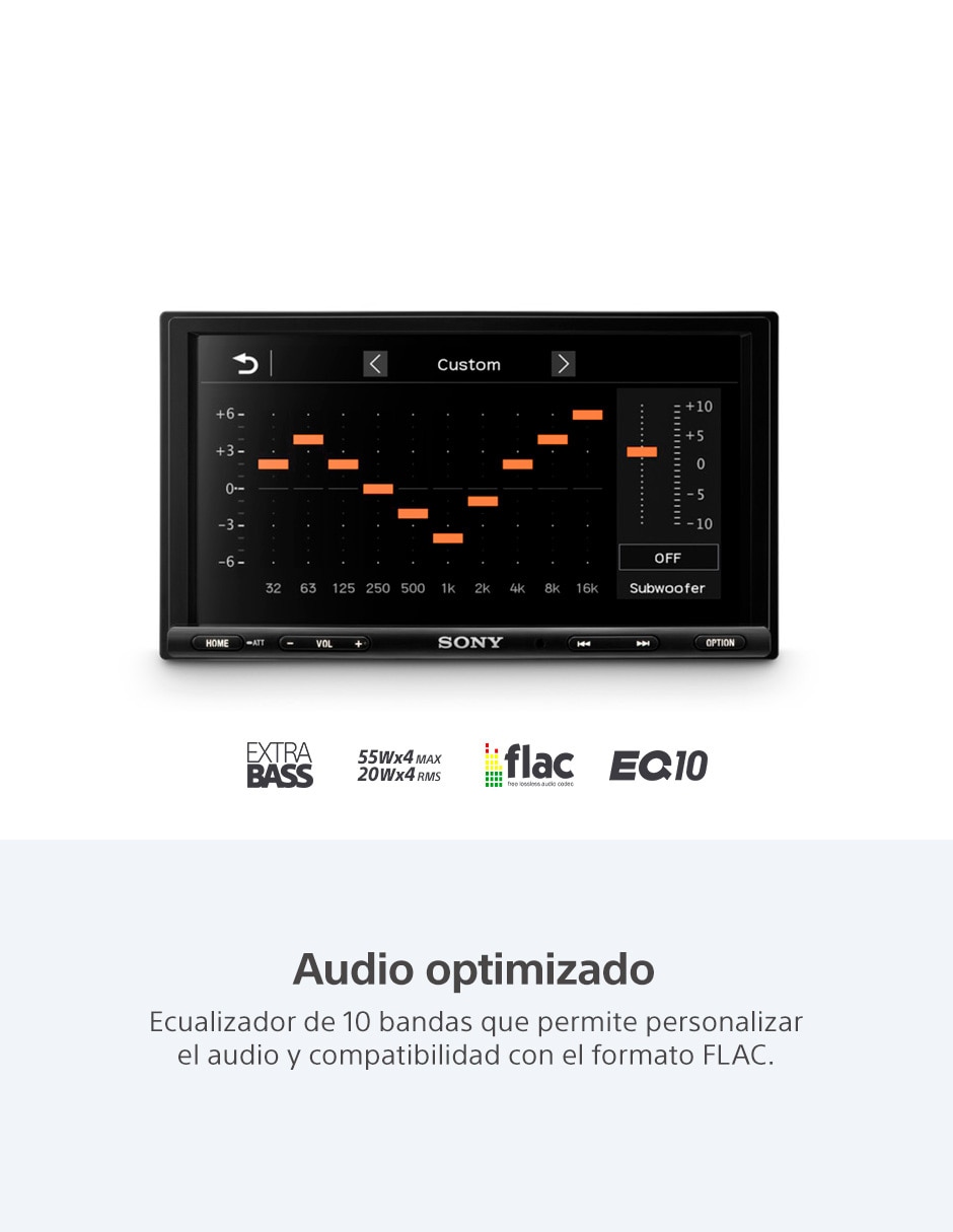 Kit de autoestéreo subwoofer XAV-1600+XS-GTF1639 5