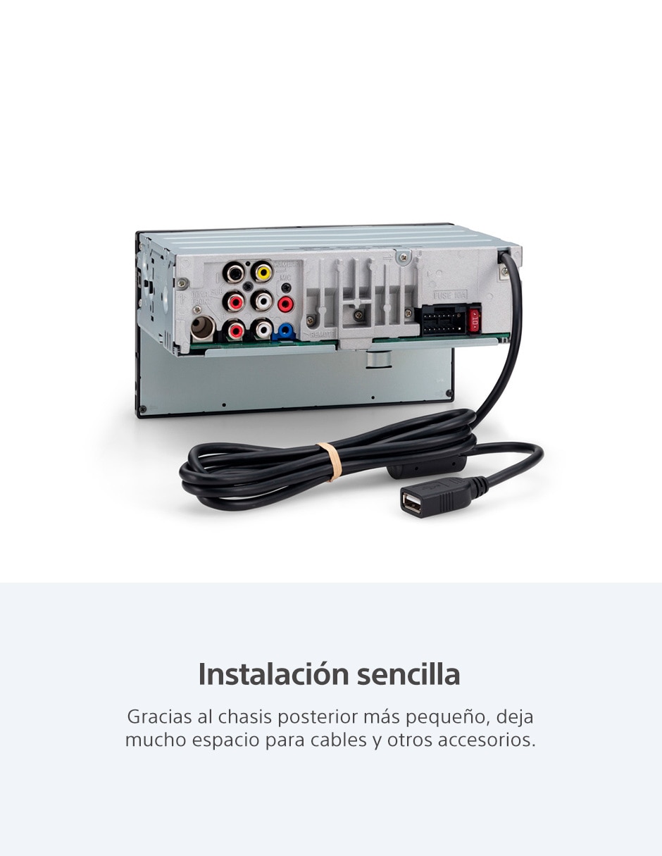 Kit de autoestéreo subwoofer XAV-1600+XS-GTF1639 6