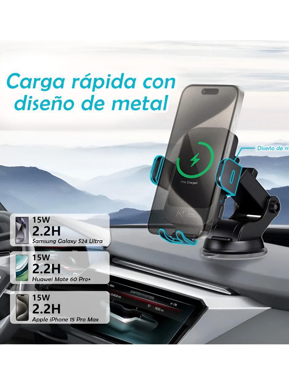 Soporte para celular con cargador inalámbrica edición estándar 2