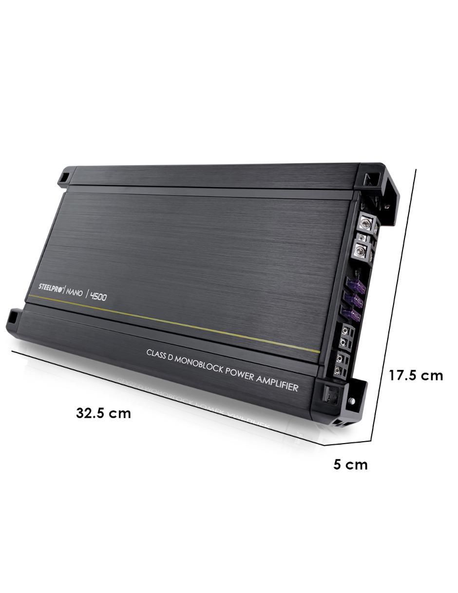 Amplificador para automovil nano4500 de 9.6 v 7