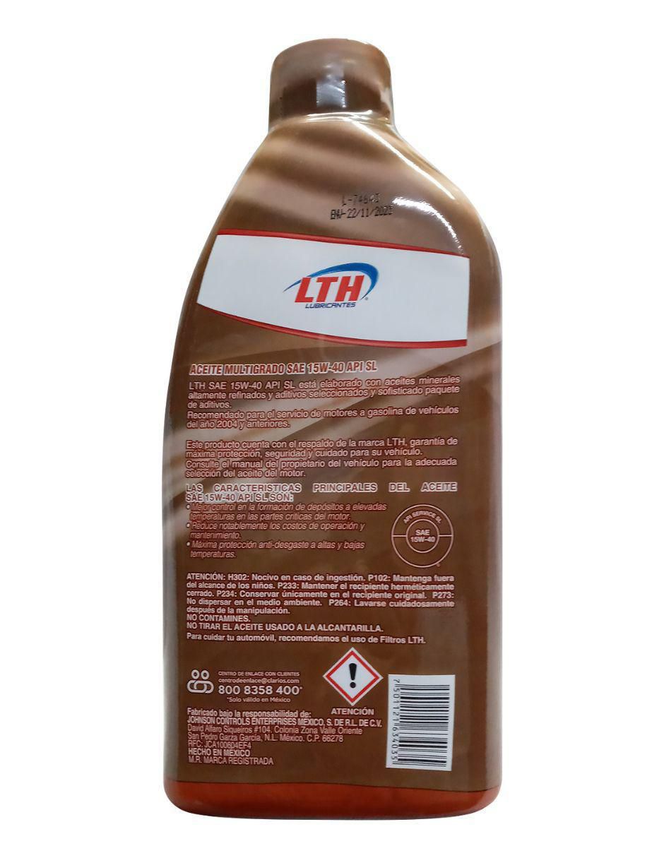 Aceite multigrado para automóvil 15W-40 946 ml 2
