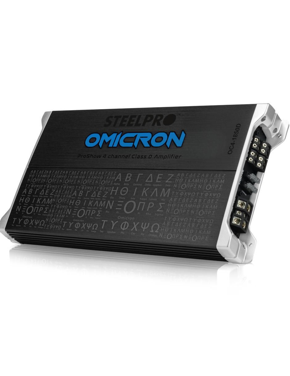 Amplificador para automovil oc4-1850d de 9 v 1