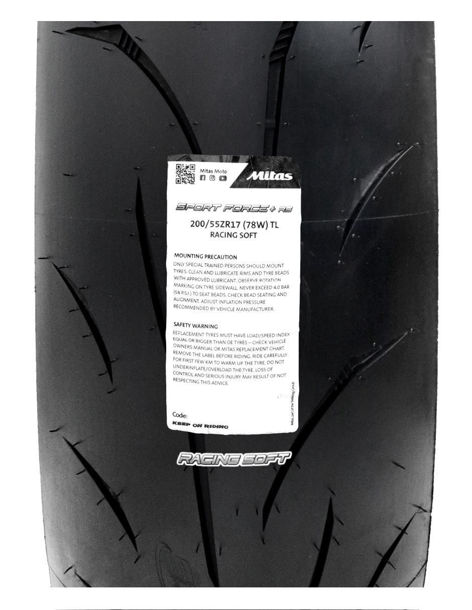 Llanta para moto Sport Force+ RS 200/55 17 pulgadas 4
