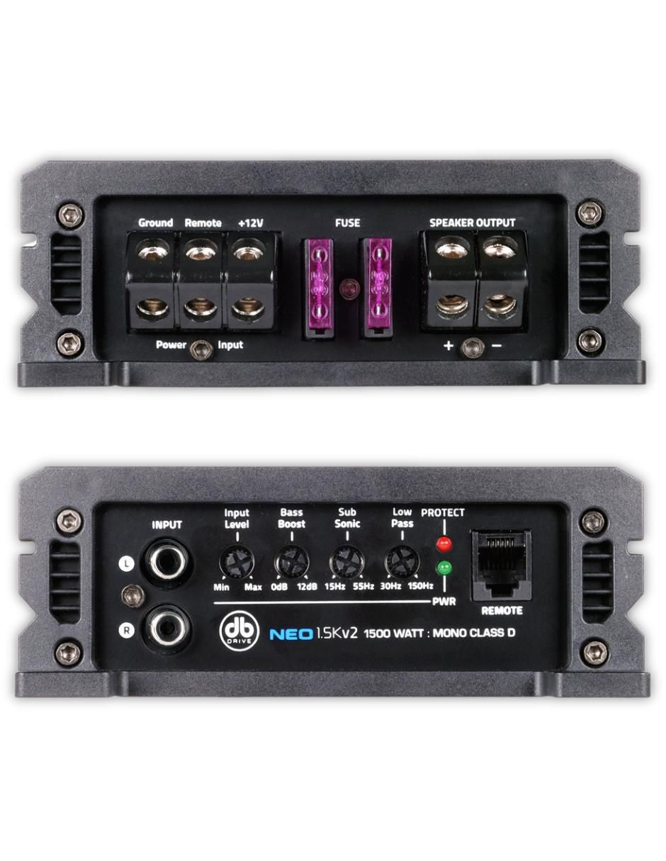 Amplificador para auto NEO1.5Kv2 de 5 V 2