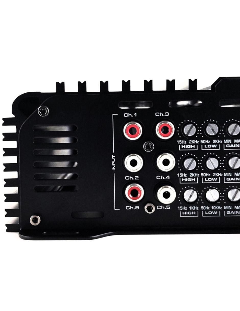 Amplificador para auto WDX PRO2500.5 de 12 VDC 11