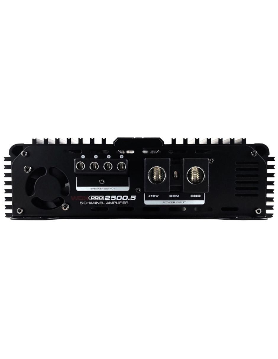 Amplificador para auto WDX PRO2500.5 de 12 VDC 5