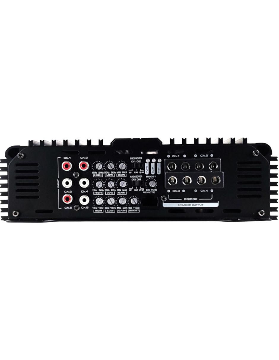 Amplificador para auto WDX PRO2500.5 de 12 VDC 7