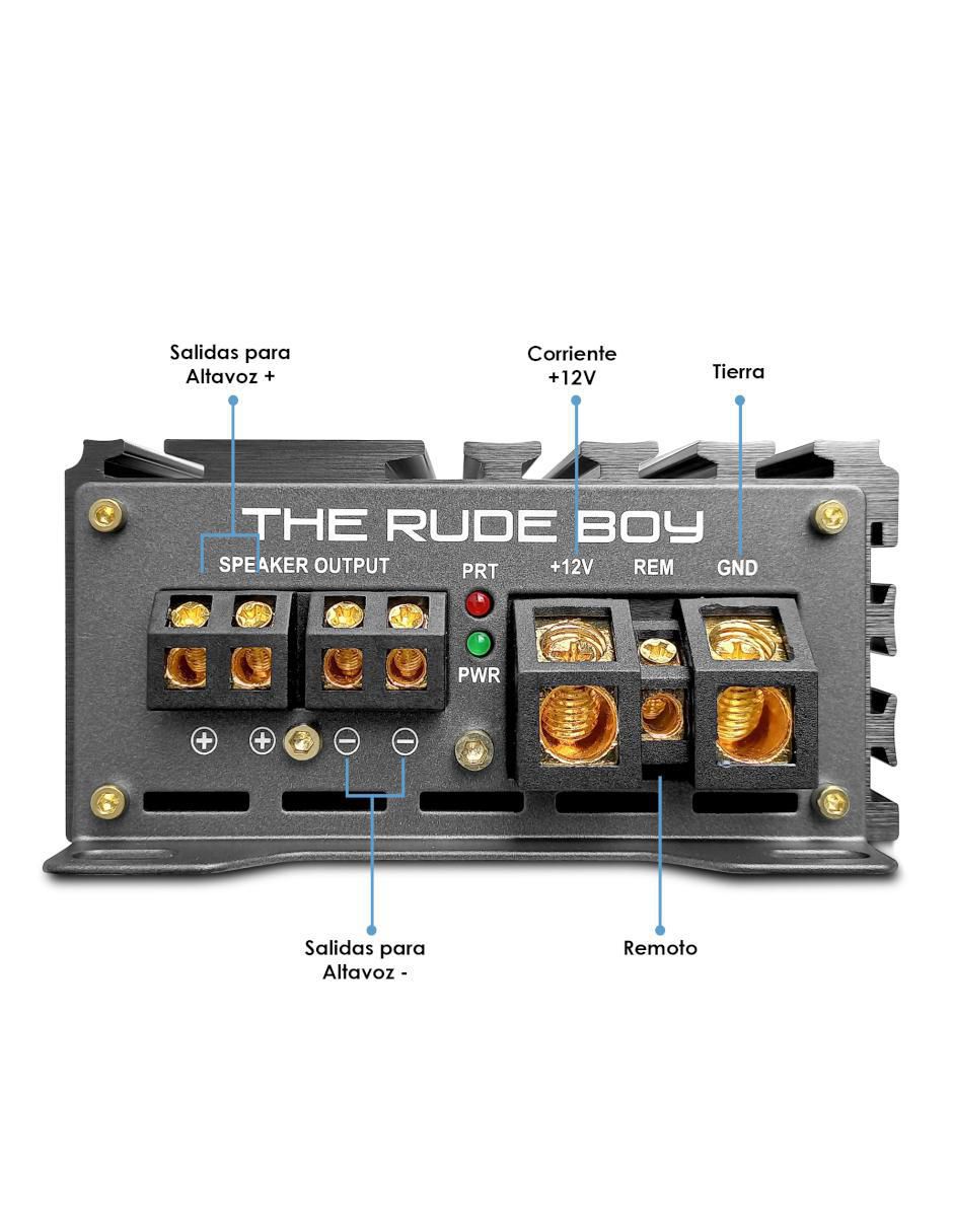 Amplificador para auto The Fatboy de 12 V 3