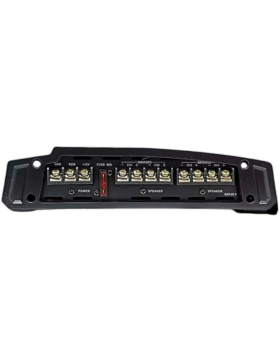 Amplificador para auto NAP-80.4 de 0.2-6.0 V 5