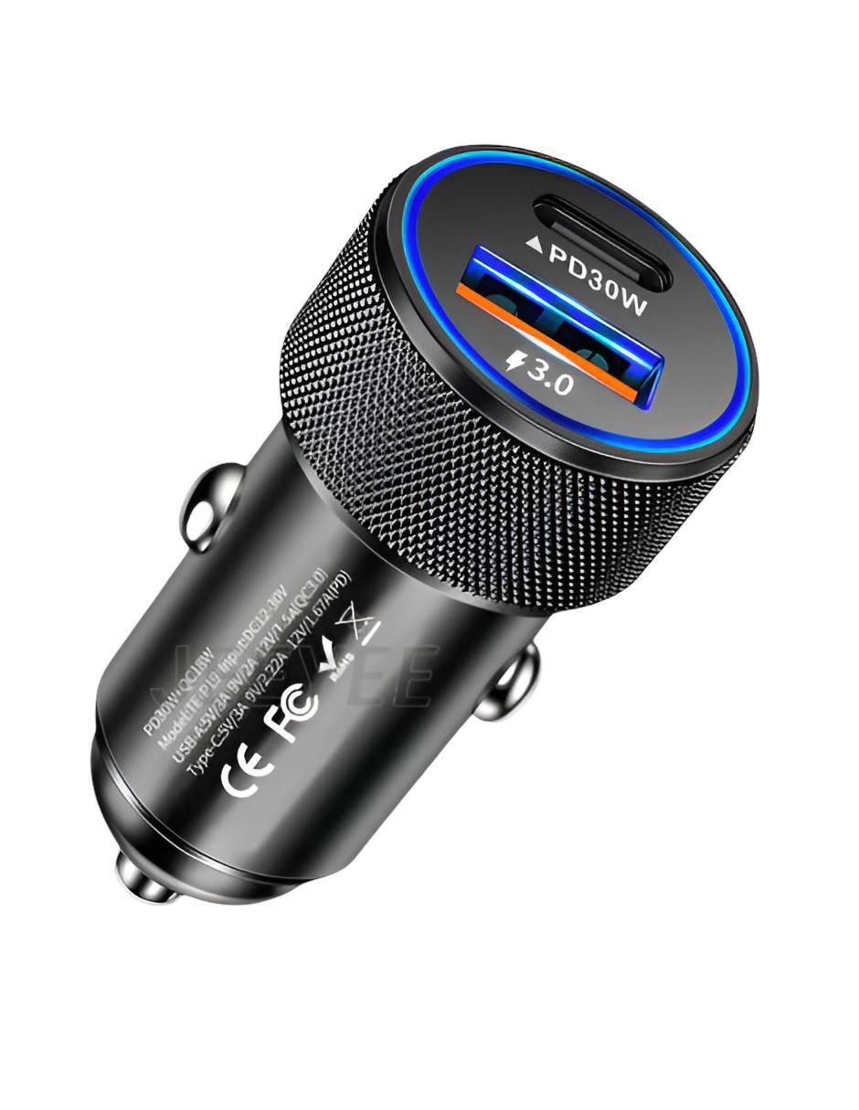 Cargador auto de 48 W USB tipo A + USB tipo C XTLLAR6209