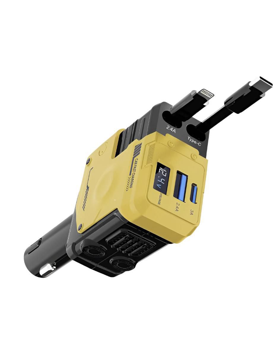 Cargador auto de 120 W USB + USB tipo C XTLLAR6210