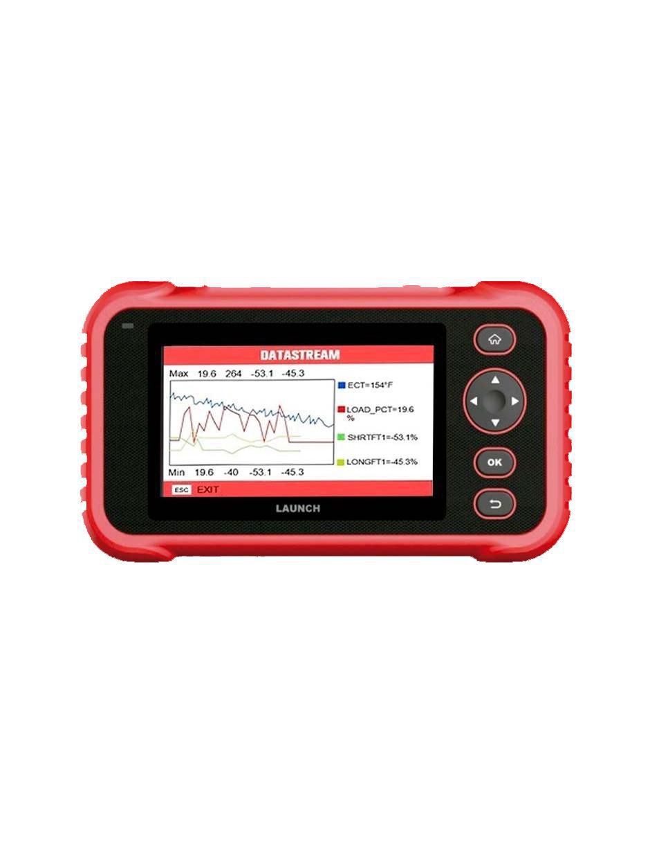 Escaner automotriz compatible con Chrysler alámbrica Creader 123s
