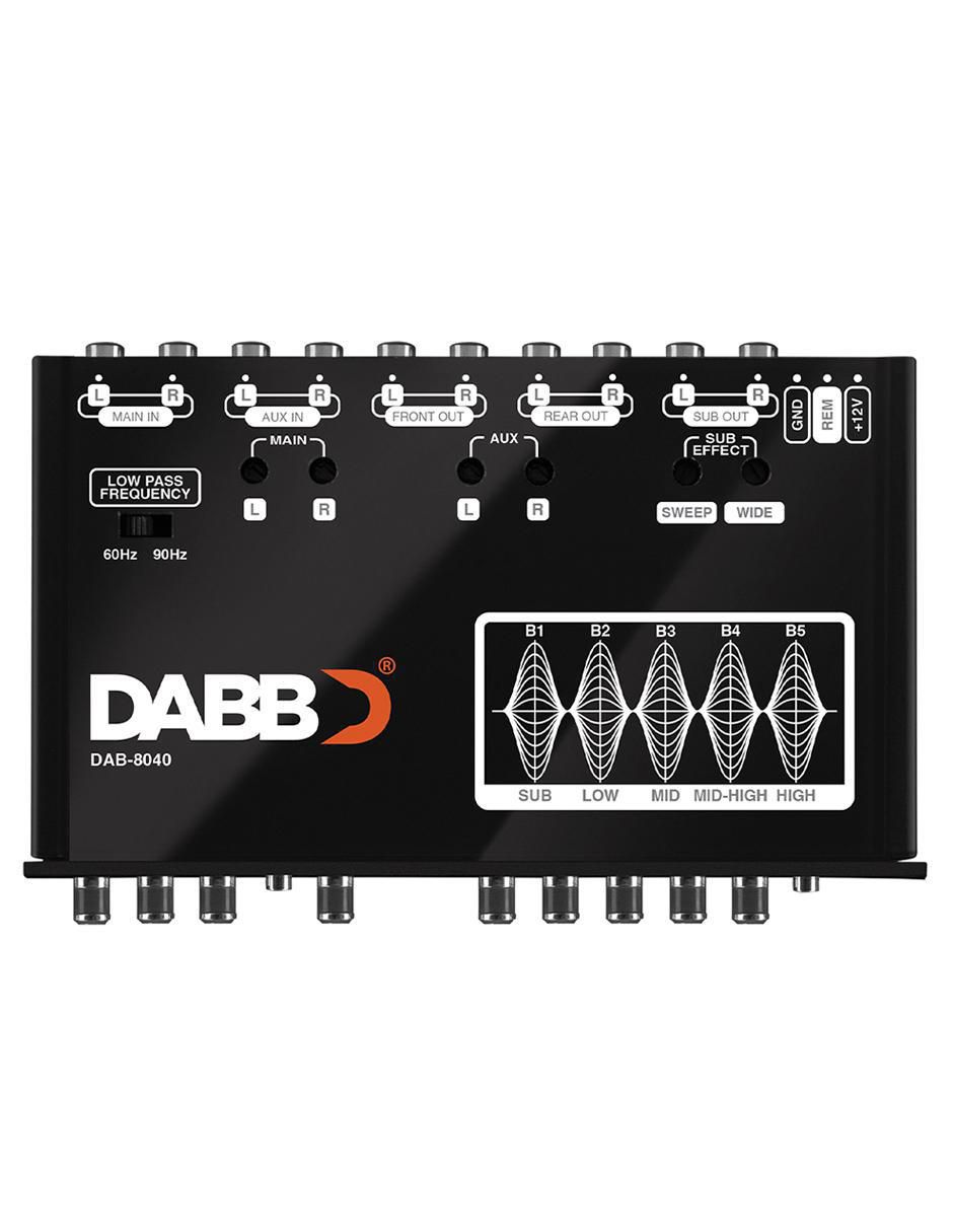 Amplificador para auto DAB-8040 de 110 V