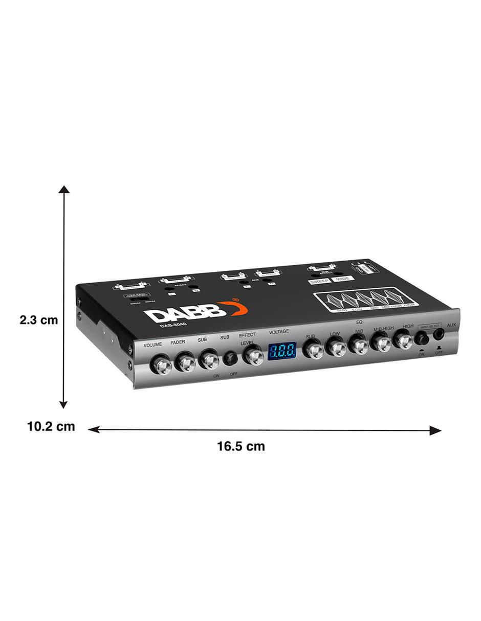 Amplificador para auto DAB-8040 de 110 V 7