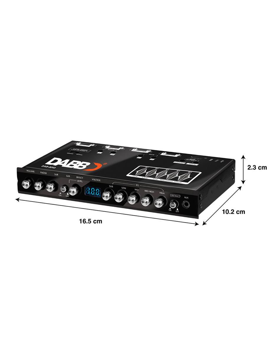 Amplificador para auto DAB-8040 de 110 V 3