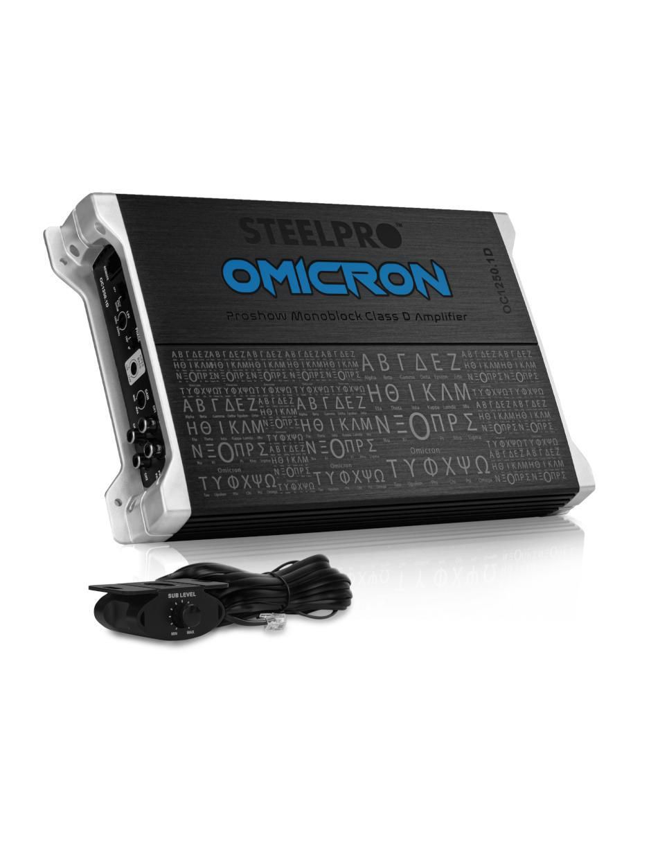 Amplificador para auto oc-1250.1d de 10 - 16 v Amplificador para auto oc-1250.1d de 10 - 16 v