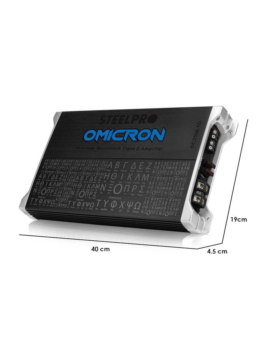 Amplificador para auto oc-2550.1d de 12 V 5