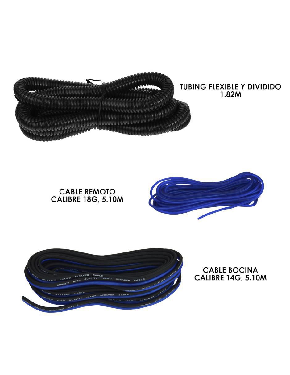 Kit instalación para amplificador RCA a tipo RCA de 5 m 3