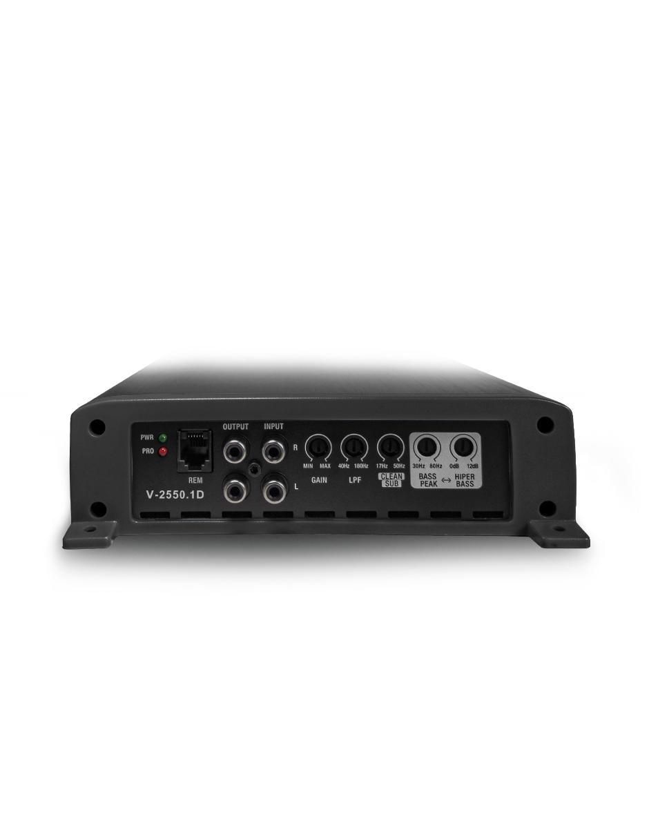Amplificador para auto v-2550.1d de 12 V 2